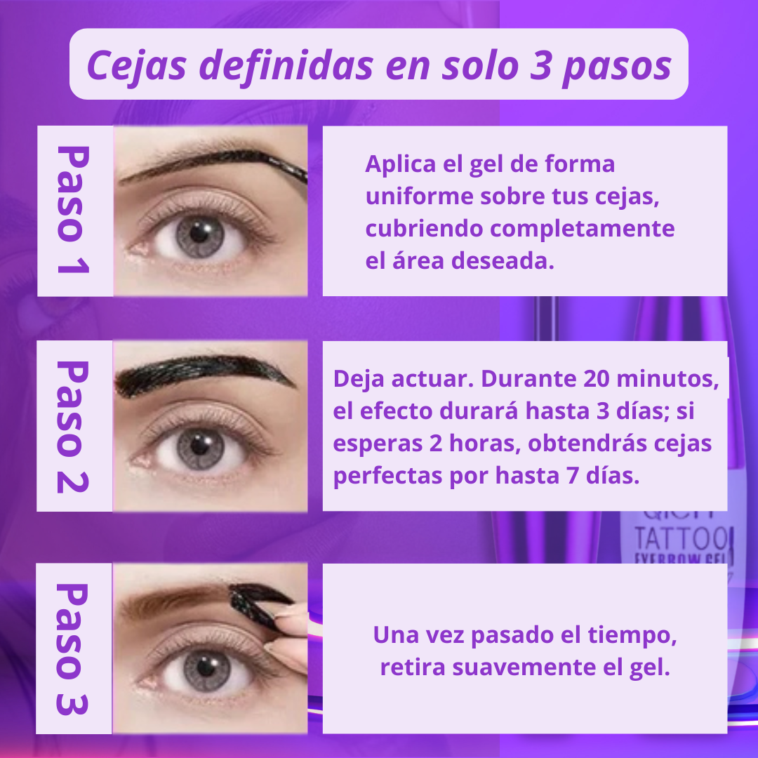 Qiciy Tattoo – Tinte para Cejas de Larga Duración