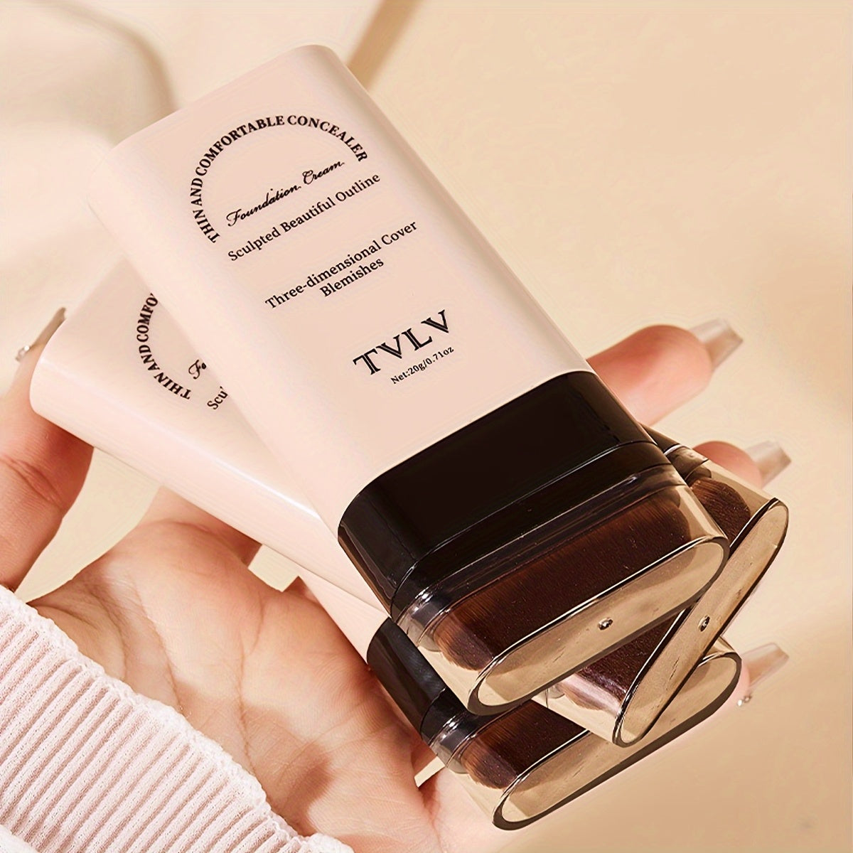 Barra de Maquillaje 2 en 1 (Base + Corrector)