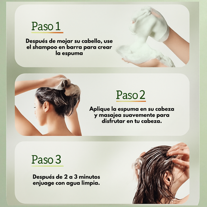 Shampoo en Barra Doble Acción: Crece & Fortalece